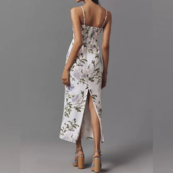 Reformation Frankie Linen Dress - Serenity - Picture 6 of 14